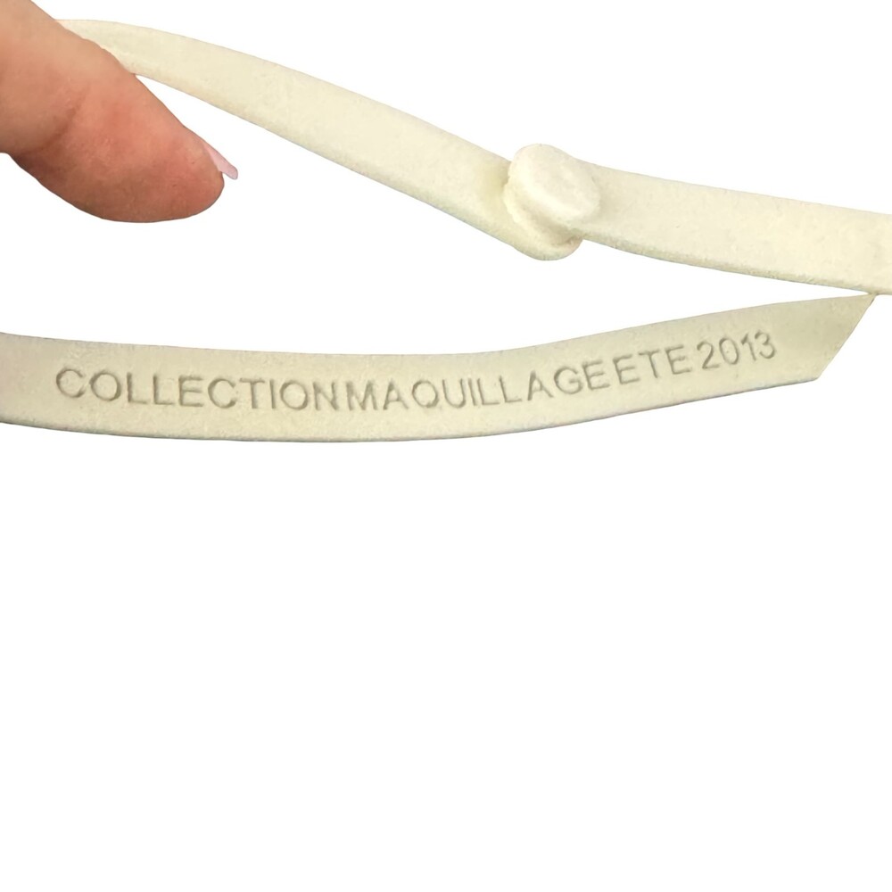 Vintage "Chanel Make Up Collection 2013" Clear Tote Make Up Bag With Wristlet - Picture 4 of 7